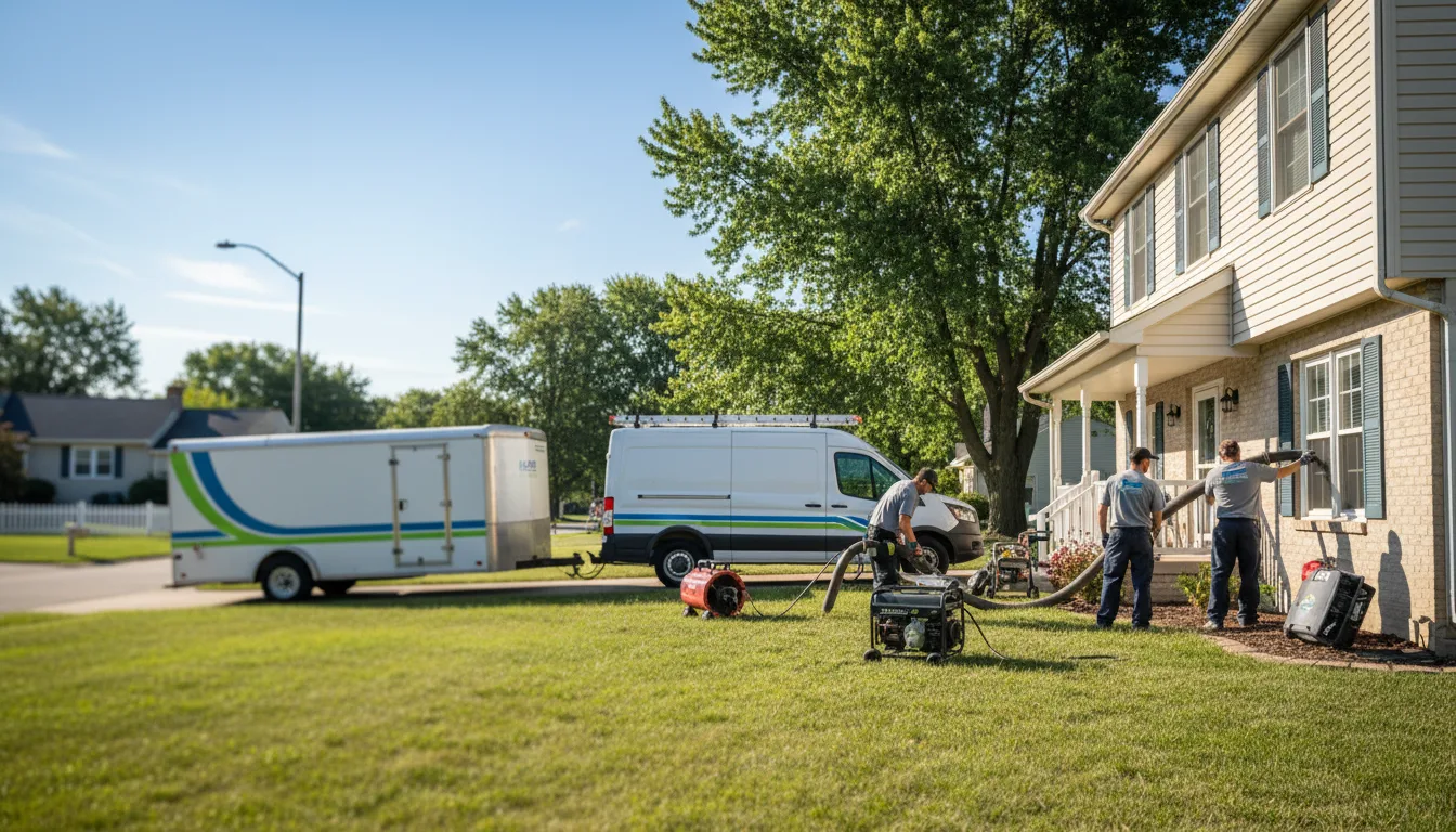 Flooded Basement Restoration And Cleanup With Repair in Moorland, IA near me
